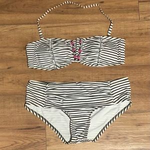 Betsey Johnson striped bikini